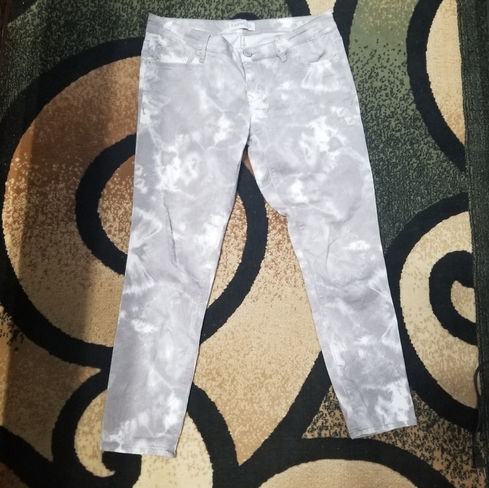 Express Ankle Stella Regular Lowrise Jeans Sz 8